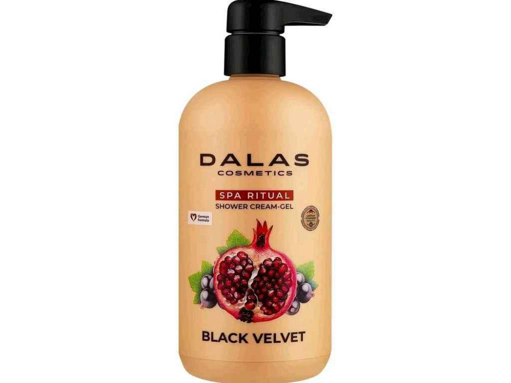 Крем-гель для душу 550мл BLACK VELVET ТМ DALAS Київ - фото 1
