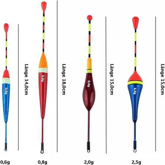 Овальні поплавки для рибалки 10 шт, пінопластові Київ