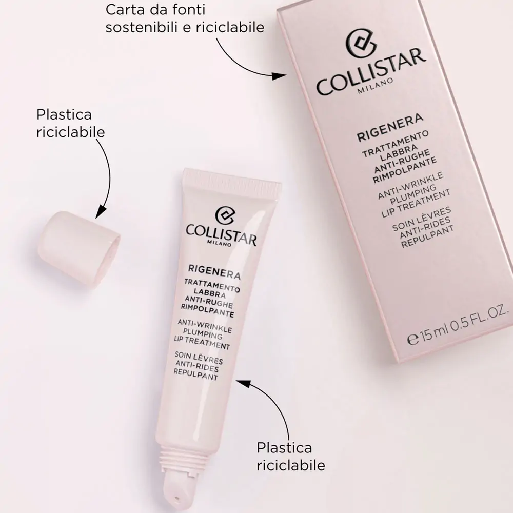 Омолоджувальний крем для губ Collistar Rigenera Anti-Wrinkle Replumping Lip Treatment 15ml Слов'янськ - фото 4