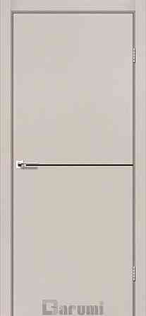 Двери PLATO LINE PTL3. Полотно, эко-шпон Дымчатый краст Киев