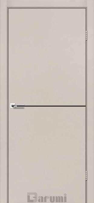 Двери PLATO LINE PTL3. Полотно, эко-шпон Дымчатый краст Киев - изображение 1