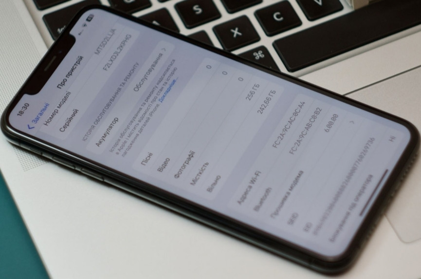 Айфон: Apple iPhone Xs MAX 256Gb. Neverlock 79%. Київ - фото 4