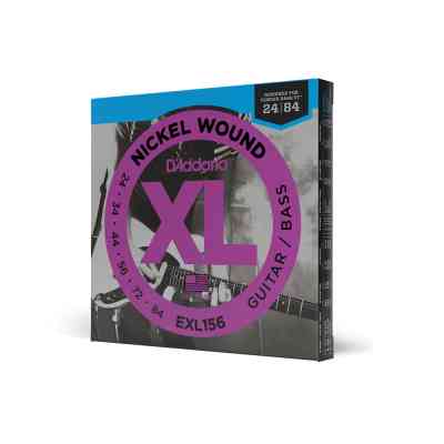 Струны для гитары D'Addario XL Nickel Wound Fender Bass VI (24-84) (EXL156) Винница