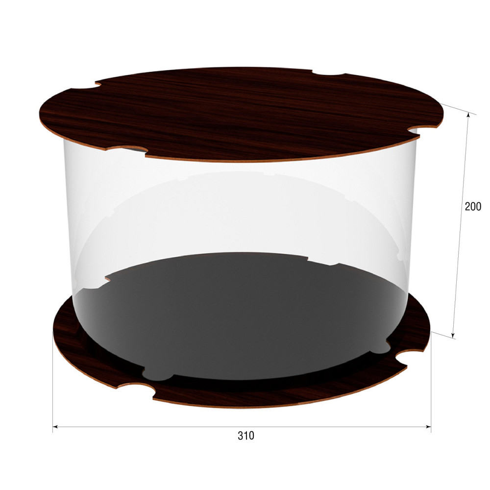 Коробка для тортів, квітів та подарунків EKOSTAR 310х200 Київ - фото 2