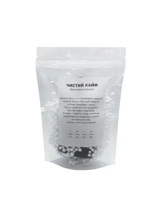 Крафтове мило-член із присоскою Чистий Кайф Black size S натуральне Львов - изображение 4