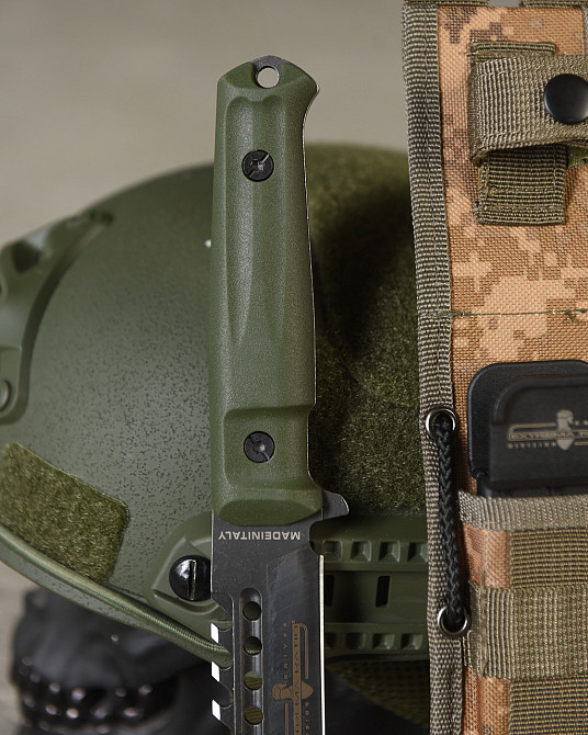 Ніж чорний альфа сталь Д2 в чохлі Одеса - фото 10