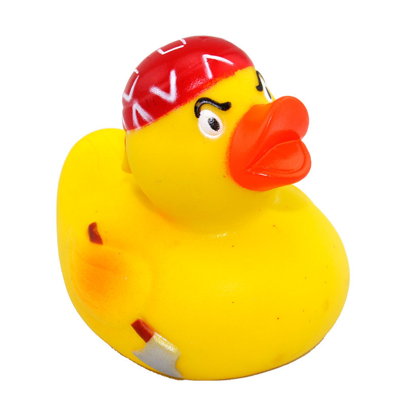 Игрушка резина мягкая Утка в шапке 8*6,5*7 см ЕВ003 ZooMax Киев - изображение 1