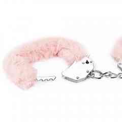 Наручники - Fetish Pleasure Fluffy Hand Cuffs Pink Sex Aura Київ