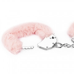 Наручники - Fetish Pleasure Fluffy Hand Cuffs Pink Sex Aura Київ - фото 3