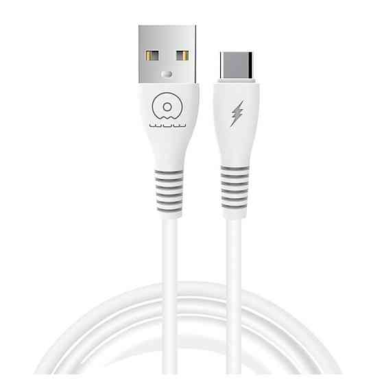 Кабель WUW-X195 USB Type-C 2,4A 1m white Одеса