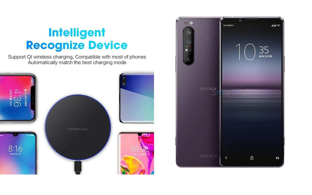 Бездротовий зарядний пристрій Copper до 30W для OnePlus 9, OnePlus 9 Pro, USB-C, LED Київ - фото 4