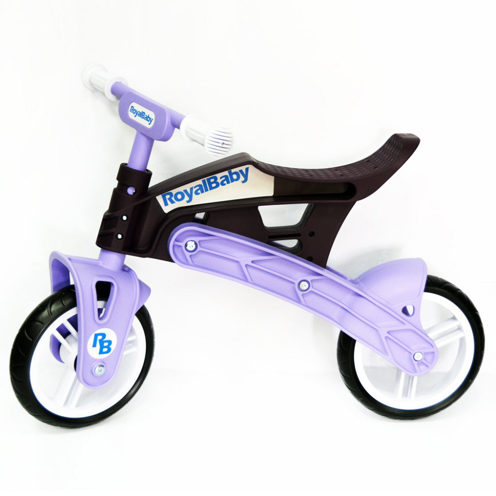 Беговел Real Baby, коричнево-фиолетовый Київ - фото 1