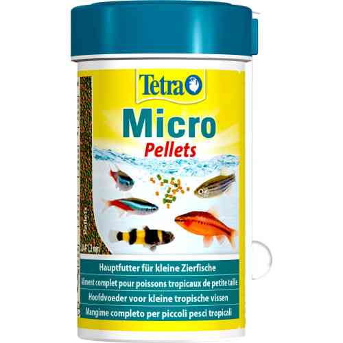 Корм Tetra Micro Pellets для мелких аквариумных рыбок гранулы 100мл Киев