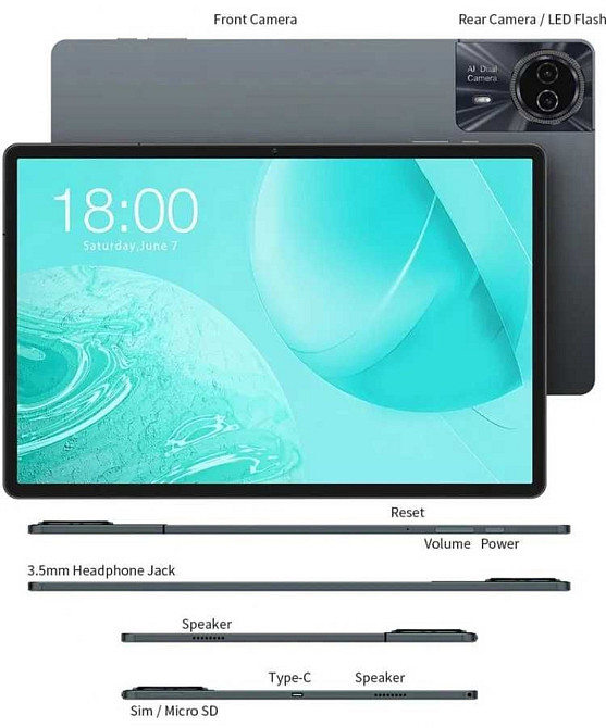 Планшет Odea S11 Tablet Gaming, 11' IPS / 16+256GB / 8000мАч / 2-SIM. Харьков - изображение 5