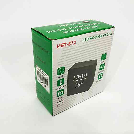 Настільний годинник led на батарейках VST-872-6, Електронні настільні EP-846 годинники digital Київ