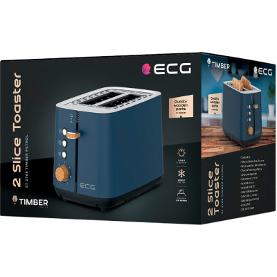 Тостер ECG ST 2768 Timber Petrol Винница - изображение 4