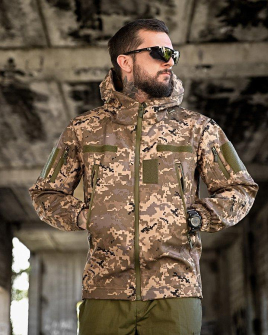 Весняна тактична куртка masad піксель Одеса - фото 1