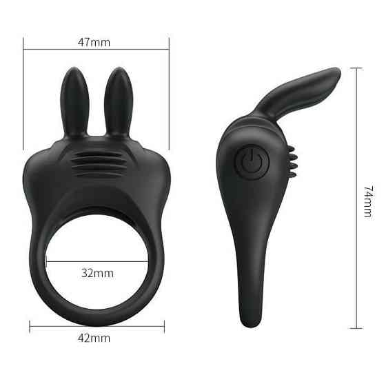 Ерекційне віброкільце PRETTY LOVE - DAVION, Silicone Vibration Sex Aura Київ