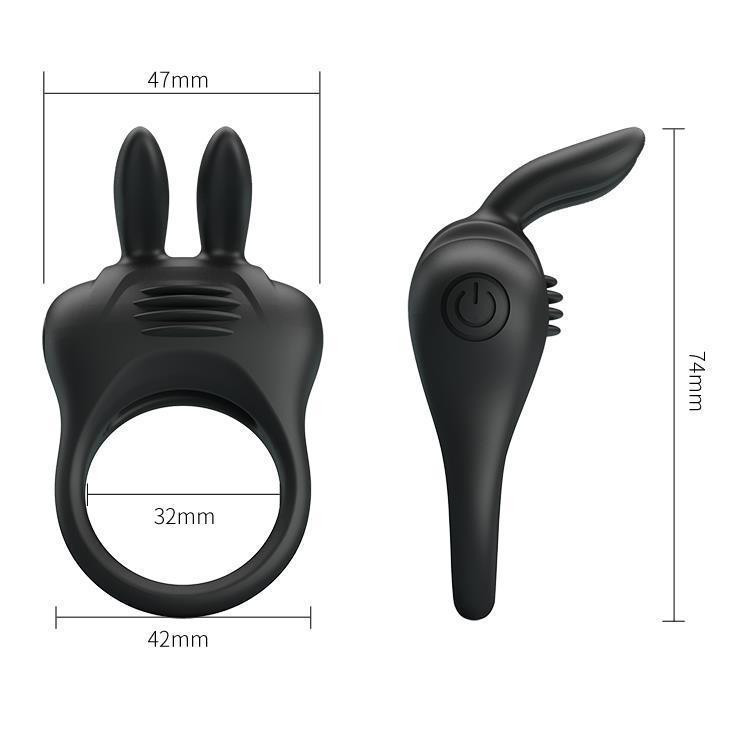 Ерекційне віброкільце PRETTY LOVE - DAVION, Silicone Vibration Sex Aura Київ - фото 6
