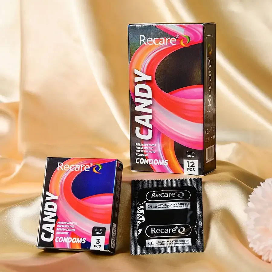 Презервативи Holographic Recare Delay Candy Condoms 12 шт, пролонгувальний ефект, цукерковий аромат Львів - фото 4