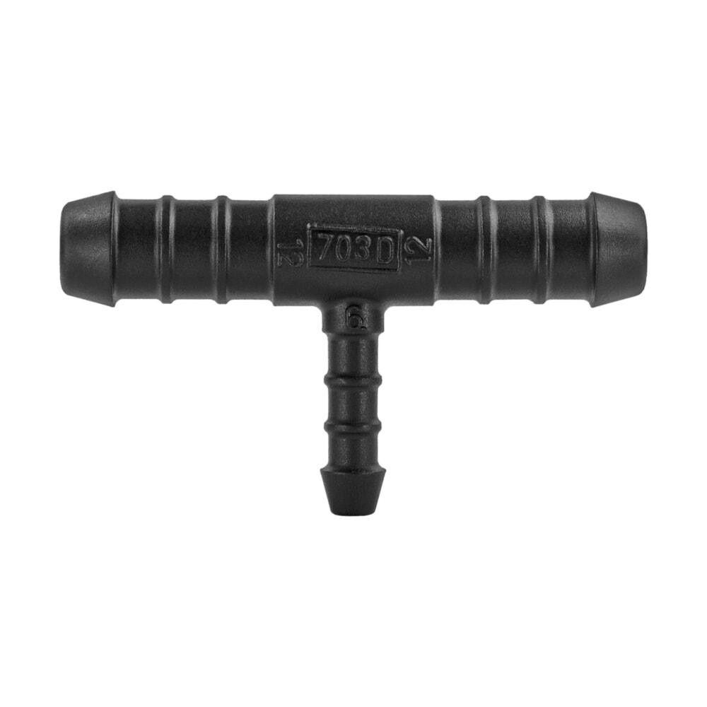 Фитинг штуцер з'єднувач шлангів універсальний (12х12х6 мм) Київ - фото 1