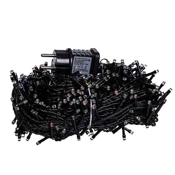 Гірлянда Різдвяна фея вулична 50 (м) 500 LED чорний провід Мультиколір CF500L50MBML Київ