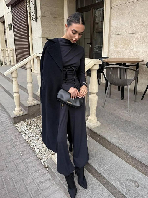 Жіночий стильний повсякденний костюм двійка трикотаж рубчик Одеса - фото 4