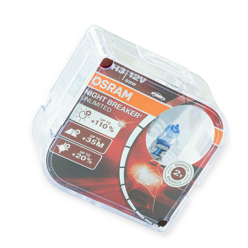 Автолампа 12V 55W Night Breaker Unlimited 110% H3 Мукачево - фото 1