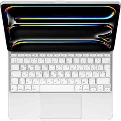Чохол до планшета Apple Magic Keyboard for iPad Pro 13inch (M4) - Ukrainian - White,Model A2974 (MWR43UA/A) Вінниця