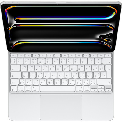 Чохол до планшета Apple Magic Keyboard for iPad Pro 13inch (M4) - Ukrainian - White,Model A2974 (MWR43UA/A) Вінниця - фото 1