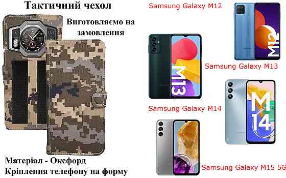 Тактический чехол для Oukitel K10000, K10000 Pro, K10000 MAX, крепится к снаряжению на липучке Киев