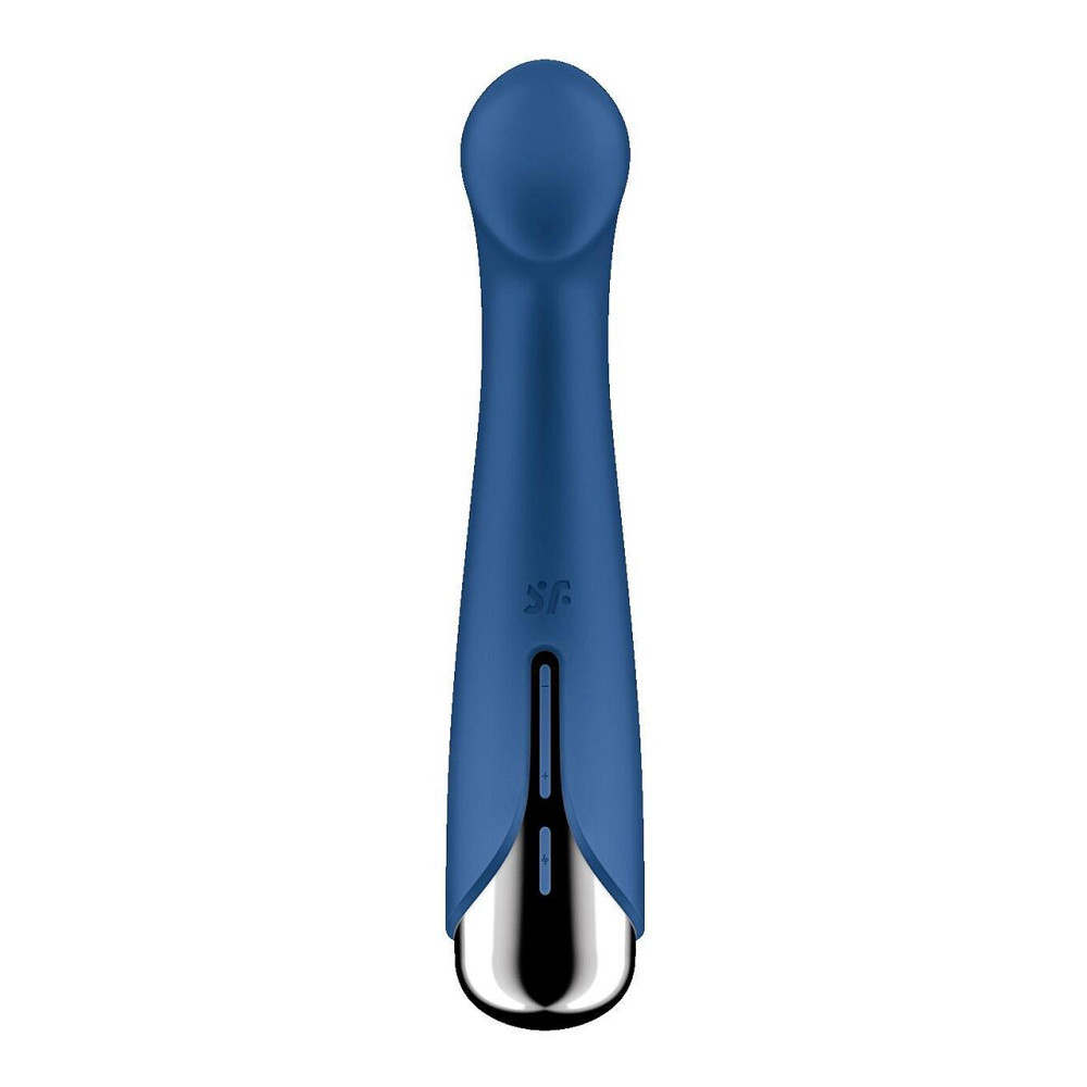 Вібратор з ротацією Satisfyer Spinning G-Spot 1 Blue, плоский майданчик для стимуляції точки G Sex Aura Київ - фото 6