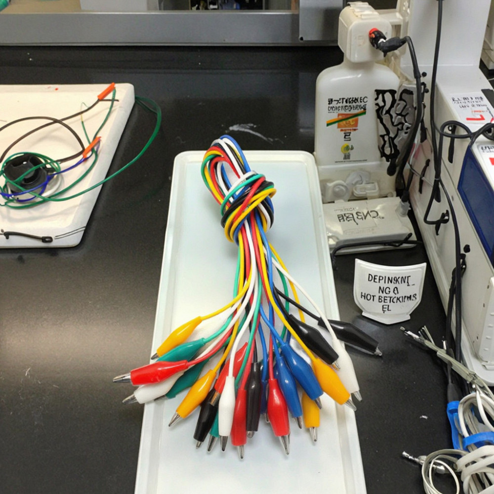 Зажими-крокодили ізоляційні 48 см, 10 шт для тестування Київ - фото 6