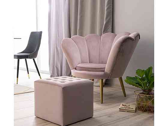 Пуф LORI VELVET синій BL.86 Київ