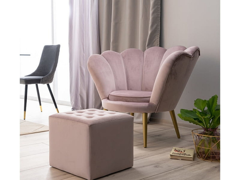 Пуф LORI VELVET синій BL.86 Киев - изображение 4