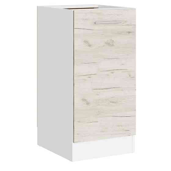 Кухонний модуль нижній Еверест Еко 400 дуб крафт білий/білий (без стільниці) 40х46х82 см (DTM-071026) Дніпро