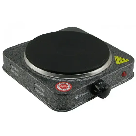 Плита электрическая дисковая Domotec MS-5811 настольная на 1 конфорку 1500W Коломыя