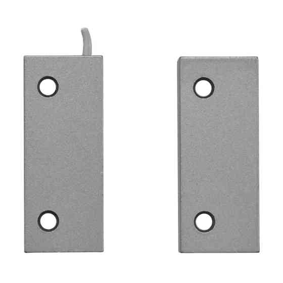 Датчик відчинення магнітоконтактний накладний Trinix СМК 1-2М Silver на металеві поверхні (27-00016) Київ