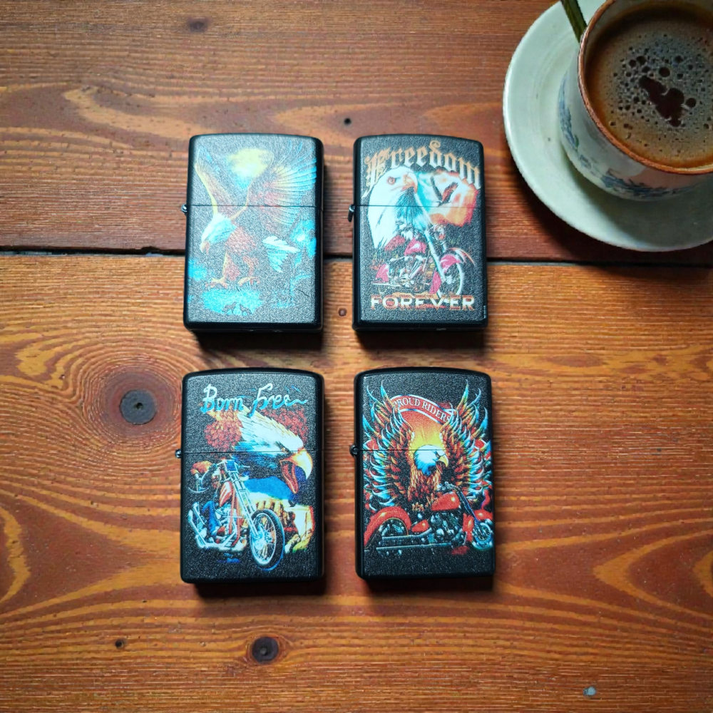 Газова запальничка серія орел | П'єзо запальничка з принтом орел 19165-79 a232 Одеса - фото 1