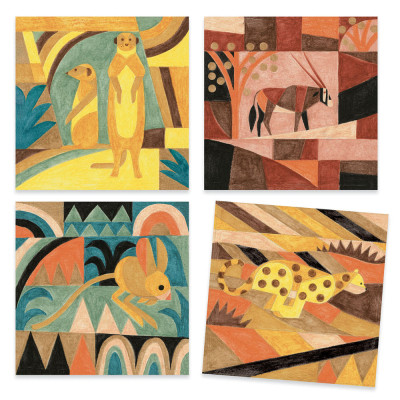 Набор для творчества Djeco Пустыня художественный комплект для рисования (DJ09373) Винница - изображение 6