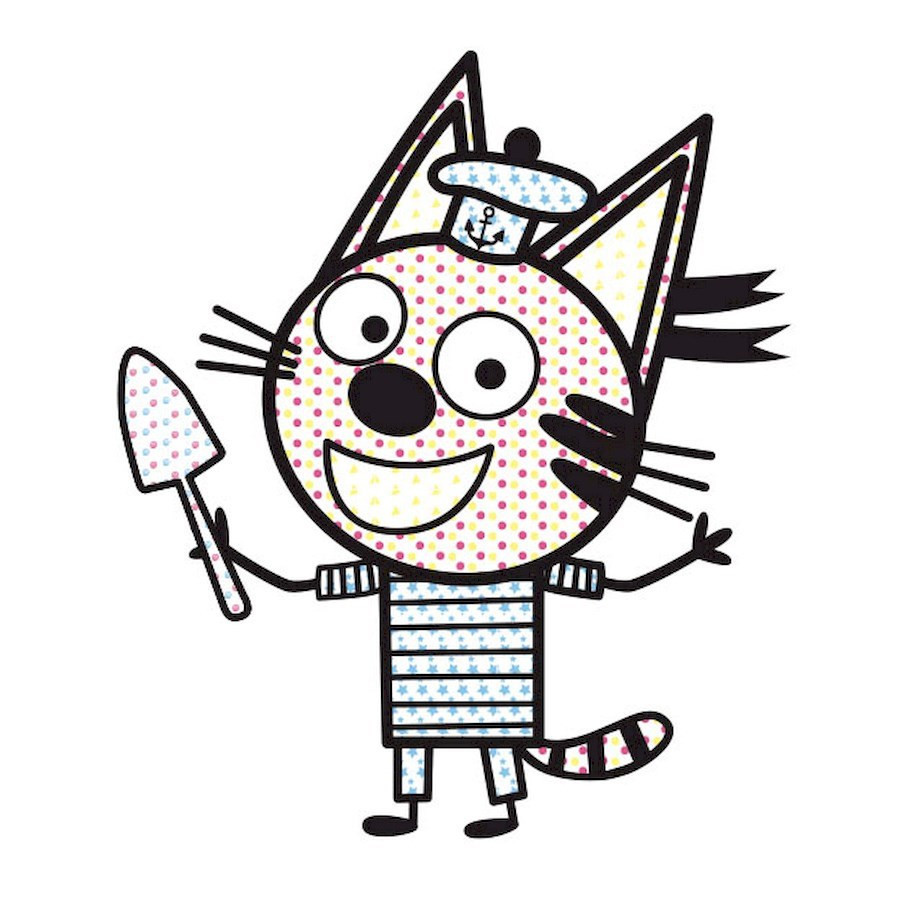 Водяна розмальовка Три Коти. Пляж 1370007 Кольоровий Буль Вінниця - фото 4