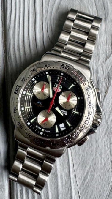 Чоловічі Годинники TAG Heuer Formula 1 Chronograph black silver Харків - фото 2