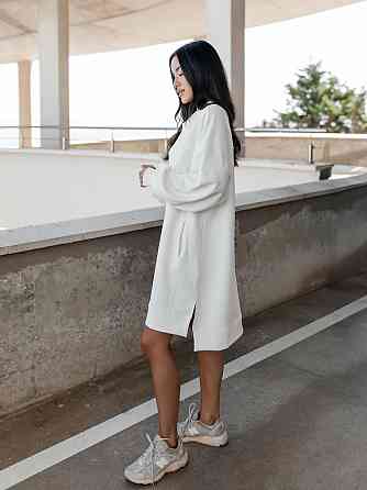 Женское спортивное оверсайз платье дабл фэйс 100% хлопок Одесса