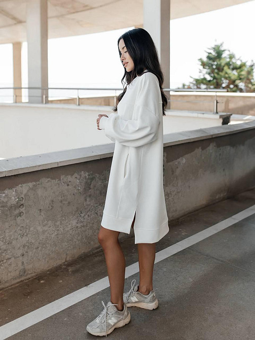 Женское спортивное оверсайз платье дабл фэйс 100% хлопок Одесса - изображение 6