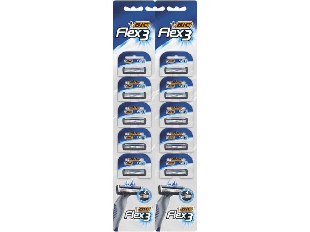 Бритва одноразова 10шт Flex3 ТМ BIC Киев - изображение 1