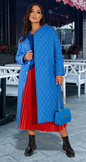 Стьобана куртка з накладними кишенями (46) Київ - фото 1