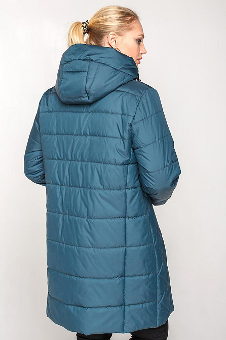 ЖЕНСКАЯ ДЕМИСЕЗОННАЯ КУРТКА ДОНА БОЛЬШИХ РАЗМЕРОВ, ДО КОЛЕНА. 50-60 р. Киев - изображение 3