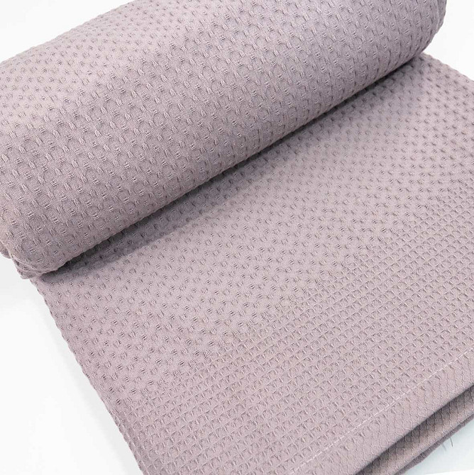 Простирадло-покривало вафельне GM TEXTILE 190х200см 220г/м2 (Капучіно) Суми - фото 6