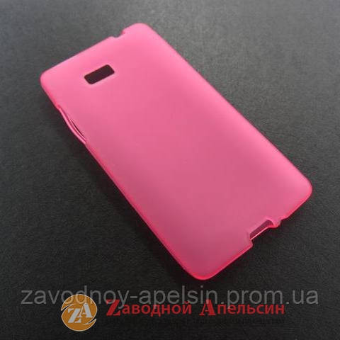 HTC Desire 600 захисний чохол Cover pink Одеса - фото 1
