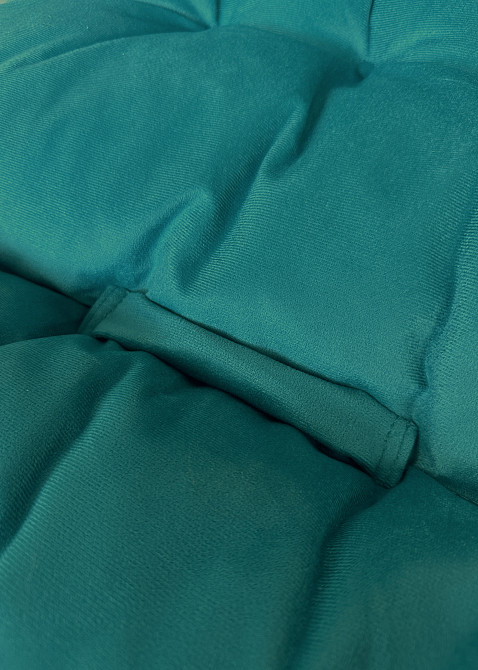 Подушка для стільців (50x120х8 см) подвійна Decorator Флокс колір бірюзовий 84-155 Київ - фото 7